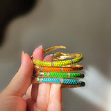 Enamel Snake Bracelet