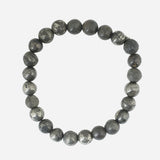 Natural Pyrite Beaded Bracelet