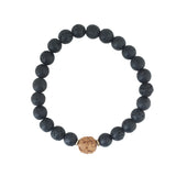 The Grounded Soul Matte Black Bracelet