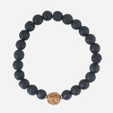 The Grounded Soul Matte Black Bracelet