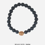 The Grounded Soul Matte Black Bracelet