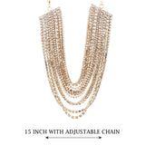 MULTY CHARM HEART SHAPE NECKLACE