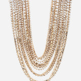 MULTY CHARM HEART SHAPE NECKLACE