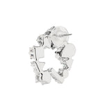 Circullar Cz Stone Earring