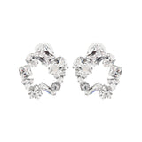 Circullar Cz Stone Earring