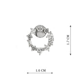 Circullar Cz Stone Antitarnish Earring