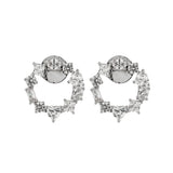 Circullar Cz Stone Antitarnish Earring