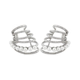 Silver Plating Curve Shape Ear Huggies