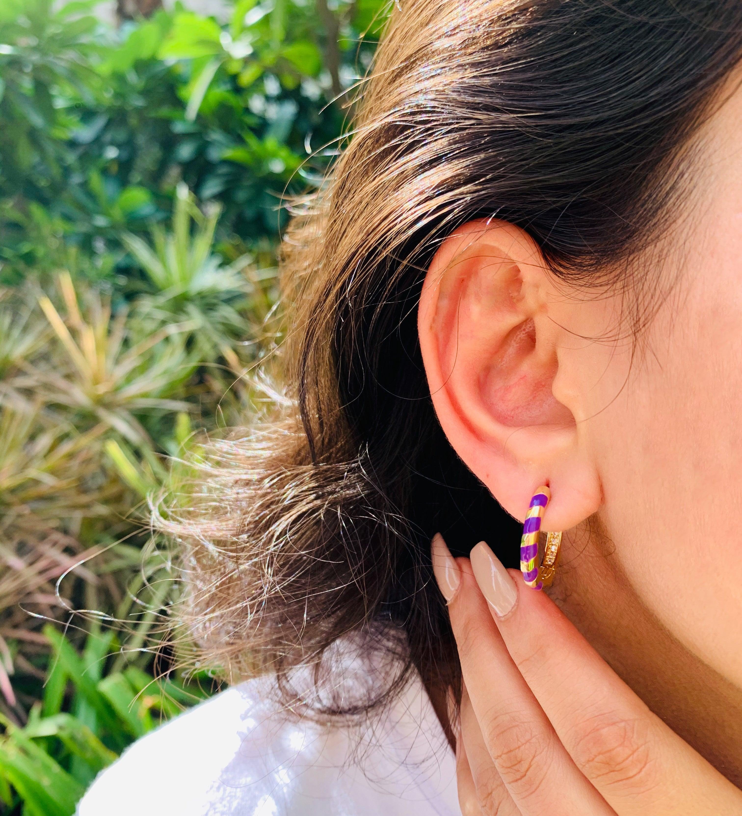 Colour Burst Enamel Stripes Balis - Zevar King