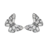 Butterfly Cz Stone Silver Plating Earring