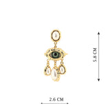 Nazar Charm Drops Earring