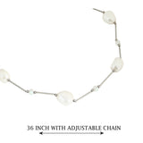 Silver Plated Necklace With Adjustable Chain