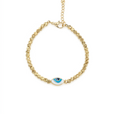 Elegant Evil Eye Protection Bracelet Rakhi for Brother