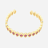 Multi coloured Studded set of 3 Bangles