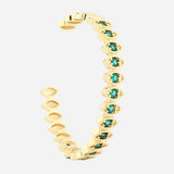 Multi coloured Studded set of 3 Bangles