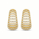 LAYERED HOOP EARRING