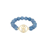 Lord Shiva Trident Rakhi Bracelet in Blue