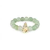 Elegant Lord Ganesha Idol Rakhi Bracelet in Pastel Green