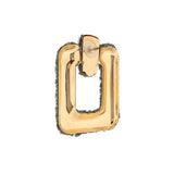 Silver Square Earrings