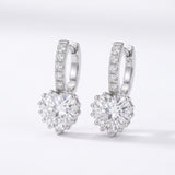 HEART CRYSTAL DROP EARRINGS