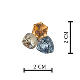 Rose Gold Plated CZ Stone Earrings for Women