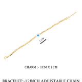 Gold Evil Eye Bracelet