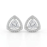 TRIANGLE SOLITAIRE 1.5CT EARRINGS