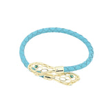 Snake Blue Adjustable Bracelet
