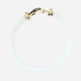 Snake White Openable Bracelet