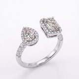 Dual Cut Open Ring