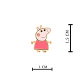 Gold Plated Peppa Earrings