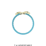 Snake Blue Adjustable Bracelet