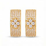 LUXE FLORAL BAR EARRINGS