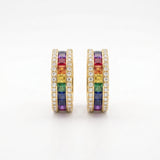 MULTICLOUR HOOP EARRINGS