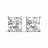 PRINCESS CUT SOLITAIRE 2CT STUD