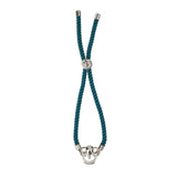 Modern Ganesha Motif Bracelet Rakhi with Adjustable Cord