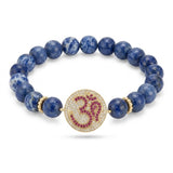 The Royal Blue Om Rakhi
