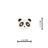 Gold Plated Panda Stud Earrings