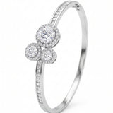 SILVERY CRYSTAL BRESELET