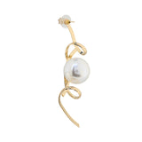 GOLD PLATES TWIST ANTITARNISH EARRING