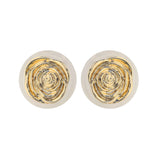 GOLD PLATING ANTITARNISH ROSY STUDS