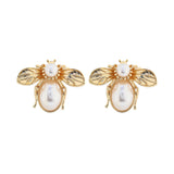NATURE BEAUTY GOLD PLATING ANTITARNISH EARRING