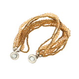Classic Silver Plated Bracelet With Magnetic Lock