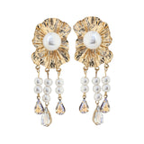 GOLD PLATED ANTITARNISH QUEEN EARRING