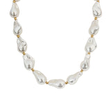 Pearls Gold Plated Necklace With Adjustable Chain
