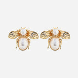 NATURE BEAUTY GOLD PLATING ANTITARNISH EARRING