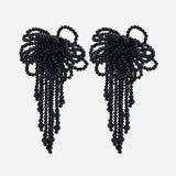 ROYAL LOOK BLACK ELEGANT EARRING