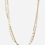 GOLD PLATING SHELL PEARL ANTITARNISH NECKLACE