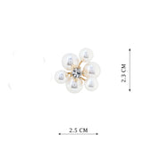 PEARLFLORAL GOLD PLATED EARRING