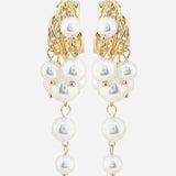 LONG GOLD PLATED ANTITARNISH ROYAL EARRING